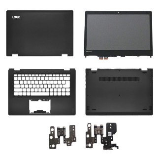 Laptop Body For Lenovo YOGA 510-14 510-14ISK FLEX4-14 Flex 4-1470 Screen Cover Top Panel Front Bezel Bottom Case Palmrest Frame Touchpad Hinges ABH
