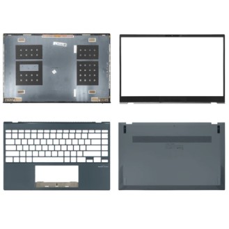 Laptop Body For ASUS ZenBook 14 UX425 UX425J UX425JA U4700J Screen Cover Top Panel Front Bezel Bottom Case Palmrest Frame Touchpad Hinges ABH