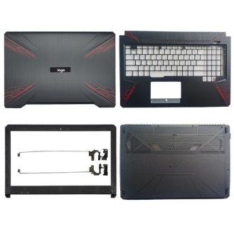 Laptop Body For ASUS FX80 FX80G FX80GD ZX80 ZX80G FX504 FX504G FX504GD FX504GE Screen Cover Top Panel Front Bezel Bottom Case Palmrest Frame Touchpad Hinges ABH