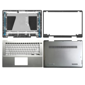 Laptop Body For Dell Inspiron 14 5481 5482  Screen Cover Top Panel Front Bezel Bottom Case Palmrest Frame Touchpad Hinges ABH