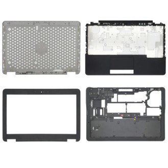 Laptop Body For Dell E7240 7240 Screen Cover Top Panel Front Bezel Bottom Case Palmrest Frame Touchpad Hinges ABH