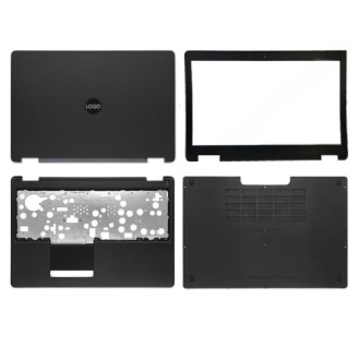 Laptop Body For Dell Latitude E5550 Screen Cover Top Panel Front Bezel Bottom Case Palmrest Frame Touchpad Hinges ABH