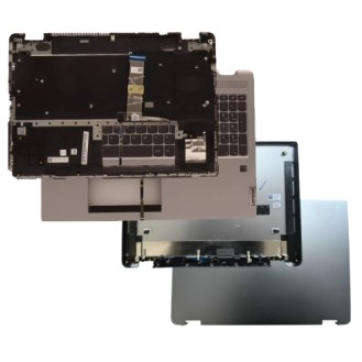 Laptop Body For Lenovo Ideapad Flex 5 16IAU7 Screen Cover Top Panel Front Bezel Bottom Case Palmrest Frame Touchpad Hinges ABH