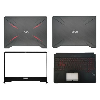 Laptop Body For ASUS TUF Gaming FX505 FX505G FX505GD FX505D FX86 FX86F FX95 Screen Cover Top Panel Front Bezel Bottom Case Palmrest Frame Touchpad Hinges ABH