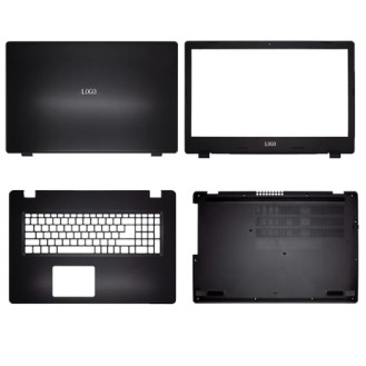 Laptop Body For Acer Aspire 3 A317-32 A317-51 A317-52 A317-52G A317-51G A317-32G N19C2 Screen Cover Top Panel Front Bezel Bottom Case Palmrest Frame Touchpad Hinges ABH