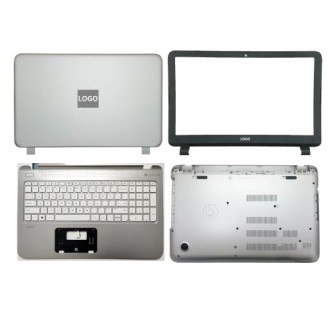 Laptop Body For HP Pavilion 15-P 15-K TPN-Q140 Screen Cover Top Panel Front Bezel Bottom Case Palmrest Frame Touchpad Hinges ABH