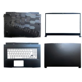 Laptop Body For MSI Katana GF76 MS-17L1 Screen Cover Top Panel Front Bezel Bottom Case Palmrest Frame Touchpad Hinges ABH