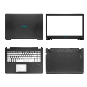 Laptop Body For ASUS X570 X570U X570UD YX570U YX570 Screen Cover Top Panel Front Bezel Bottom Case Palmrest Frame Touchpad Hinges ABH