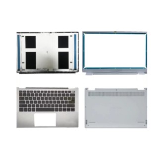 Laptop Body For Dell Inspiron 5390 Screen Cover Top Panel Front Bezel Bottom Case Palmrest Frame Touchpad Hinges ABH