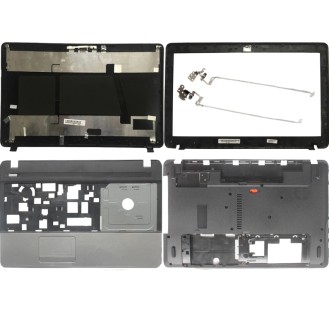 Laptop Body For Acer Aspire E1-571 E1-571G E1-521 E1-531 E1-531G Screen Cover Top Panel Front Bezel Bottom Case Palmrest Frame Touchpad Hinges ABH