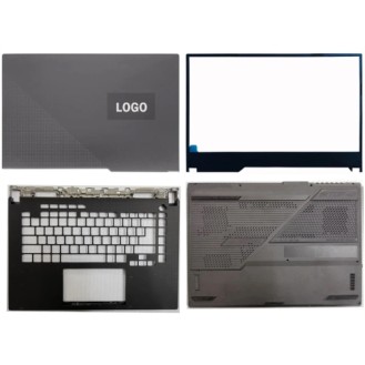 Laptop Body For ASUS ROG Strix G713 Screen Cover Top Panel Front Bezel Bottom Case Palmrest Frame Touchpad Hinges ABH