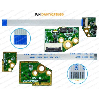 Power Button For HP Envy X360 15-U, 15T-U, Pavilion 13-A, 13A, 13-AC, DA0Y62PB6B0, 32Y62PB0000