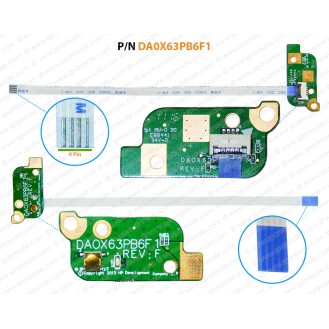 Power Button For HP Probook 450-G3, 470-G3, 455-G3, Series DA0X63PB6F1