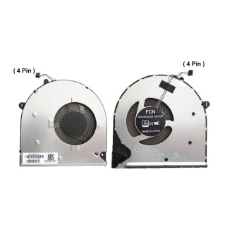 Fan For HP Pavilion 15-DU, 15DU, 15-DW, 15DW, 15-DY, 15-DY, 15S-DU, 15S-DW, 15S-DY 15-GW FLG0 Series CPU Cooling Fan Cooler ( 4-PIN )