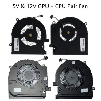 Fan For HP OMEN 15-EK, 15-EN, Series  TPN-Q236 12V Radiator CPU GPU Cooling Fan 12V