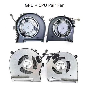 Fan For HP OMEN 5 AIR 15-DH 15-DH0161 GPU & CPU Cooling Fan Cooler ( PAIR FAN )