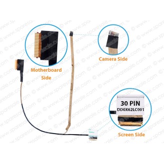 Display Cable for HP ProBook 440-G3, 445-G3, 745-G3, 840-G3, DD0X62LC011, DD0X62LC101, DD0X62LC001 LCD LED LVDS Flex Video Screen Cable