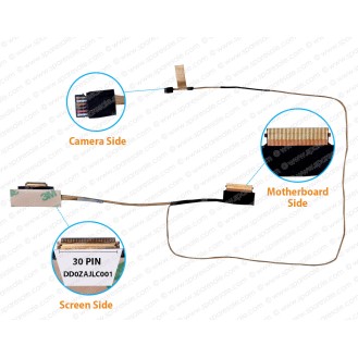 Display Cable For Acer Aspire A315-21, A315-31, A315-51, A315-52, A315-32 50.GNPN7.006, DD0ZAJLC001, DD0ZAJLC011 D0ZAJLC021 LCD LED LVDS Flex Video Screen Cable 