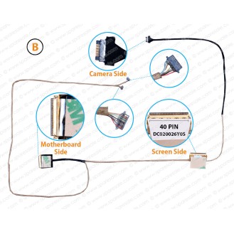 (B) ( 40 Pin Screen Side ) DC020026Y0S
