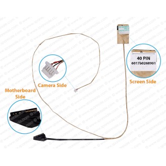 Display Cable For HP Compaq 320, 321, 325, 326, 420, 421, 425, 620, 621, 625, CQ620, CQ621, CQ625, CQ320, CQ325, CQ321, CQ326, CQ420, CQ421, CQ425, CQ426, 6017B0268901 LCD LED LVDS Flex Video Screen Cable