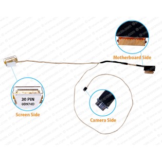Display Cable For Dell Vostro 5370, V5370, Inspiron 13-V5370, 13-5000, 13-5370, 13-V5370, CN-0D974D LCD LED LVDS Flex Video Screen Cable