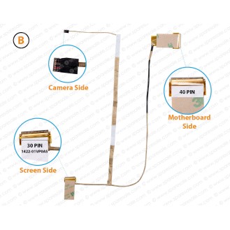 (B) ( Screen Side 30 Pin ) ( Motherboard Side 40 Pin ) 1422-01VP0AS, 14005-00922000