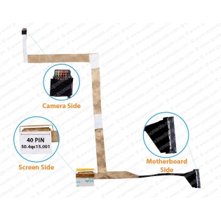 Display Cable For HPÃ‚Â Pavilion DM4-3000, DM4-3170E, DM4-3100, DM4-3200 Series, 50.4QC15.001, 50.4QC03.011, 50.4QC15.011 LCD LED LVDS Flex Video Screen Cable
