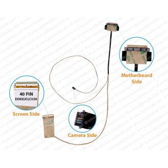 Display Cable For ASUS VivoBook X551, X551A, X551C, X551CA, X551M, X551MA, D550M, R512M, F551MA, DD0XJCLC000, DD0XJCLC010, DD0XJCLC020, DD0XJCLC030 LCD LED LVDS Flex Video Screen Cable