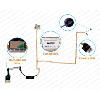 Display Cable For ASUS VivoBook X501A, X501U, F501U, X501, X87, 14005-00430000, DD0XJ5LC011, DD0XJ5LC000, CLA501CB03P, 14005-00430100, 14005-00430200 LCD LED LVDS Flex Video Screen Cable