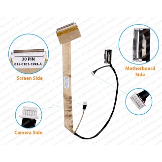 Display Cable For SONY VPC-EB, VPCEB, 015-0101-1593-A, 015-0101-1508-A, M971 LCD LED LVDS Flex Video Screen Cable