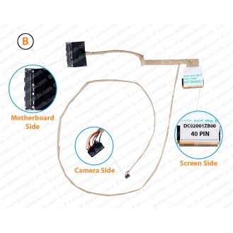 (B) ( Screen Side 40 Pin ) DC02001ZB00, 5C10F78811 