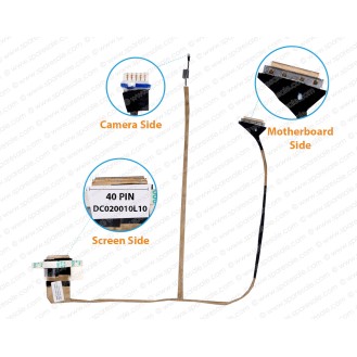 Display Cable For Acer Aspire 5253, 5336, 5741, 5742, 5551G, 5252, 5552, 5250, 5251, 5350, 5333, 5336, 5552G, 5733, 5733Z, 5736, 5736G, 5736Z, 5742G, 5742Z LCD LED LVDS Flex Video Screen Cable