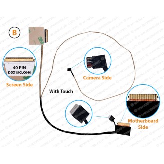 (B) ( 40 Pin Screen Side With Touch ) DDX15CLC040, DDX15CLC000, 809342-001