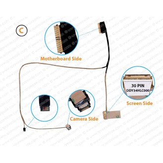 (C) ( 30 Pin Screen Side ) ( Without Touch ) DDY34HLC000, Y34HLC000, 794977-001