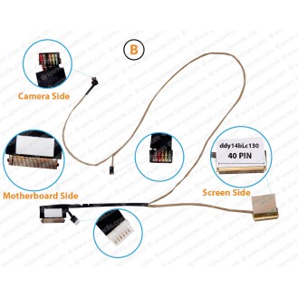 (B) ( 40 Pin Screen Side ) ( With Touch ) DDY14BLC100, DDY14BLC010, DDY14BLC020, DDY14BLC130, DDY14BLC140, 763572-001