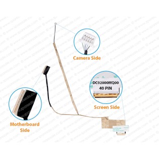 Display Cable For Acer Aspire 4536, 4735, 4736, 4740G, 4736ZG, 4535, 4540, 4935, 4740, 4535GKBLG0, DC02000MQ00 LCD LED LVDS Flex Video Screen Cable