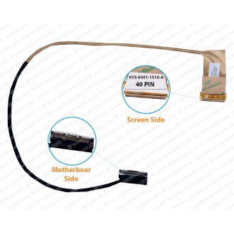 Display Cable For Sony Vaio VPC-EB, EB32, EB27, EB25, EB35, EB47, EB46, EB37, VPCEB1, VPCEB2, VPCEB, VPCEB42FX, M970, 015-0301-1516-A, 015-0101-1595-A, 015-0501-1516-A, 015-0101-1516 LCD LED LVDS Flex Video Screen Cable