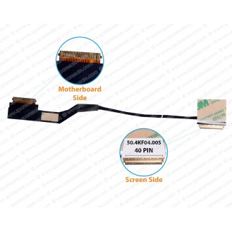 Display Cable For Lenovo ThinkPad T420S, T430S, T420SI, T430SI, 50.4KF04.001, 50.4KF04.021, 50.4KF04.005, 04W1686 LCD LED LVDS Flex Video Screen Cable