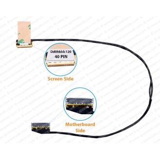 Display Cable For Sony Vaio SVF154, SVF15411CD, SVF154B1ET, SVF1542, SVF15414, DD0HKBLC120, DD0HKBLC100 LCD LED LVDS Flex Video Screen Cable
