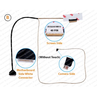 (B) Motherboard Side White Connector ( Without Touch ) DC02001RR10, 90202879