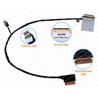 Display Cable For HP Pavilion X360 M3-U, 13-U, 13-U000, 13-U100, 450.07M02.0011, 856018-001, 450.07M02.0001 LCD LED LVDS Flex Video Screen Cable