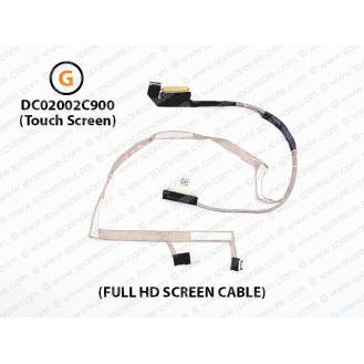 (G) ( Touch Screen ) ( FULL HD SCREEN CABLE ) DC02002C900, 0401NT P51F DELL 15-5000 5555 5558 5559