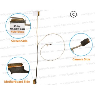 (C) ( 30 Pin Screen Side) ( NON Touch ) (Long Length ) 450.03001.1001, 450.03001.0001, 450.03001.001, 450.03001.2001, 0X2MP1