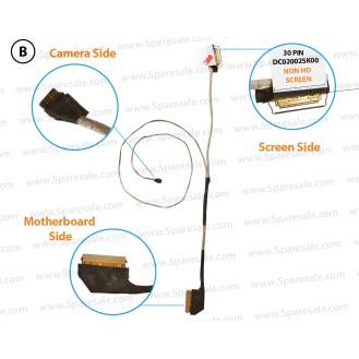 (B) ( 30 Pin Screen Side ) ( NON HD Screen ) DC020025K00, DC020025K00, AAL20