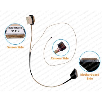 Display Cable For Acer Aspire E5-571, E5-531, E5-511, E5-551, E5-521, E5-572, V3-572, V5-572, TravelMate P256-M P256-MG, DC02001Y810, DC02001Y800, DC02001Y910, DD02001Y810, 50.ML9N2.005, 50.MNSN2.002 LCD LED LVDS Flex Video Screen Cable