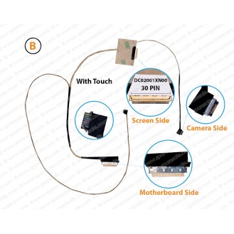 (B) ( 30 Pin Screen Side ) ( Touch Screen Cable ) DC02001XN00, 90205556