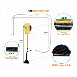 Display Cable For Lenovo Ideapad 130-15 130-15AST 130-15IKB V145-15 V145-15AST 81H7 DLADE 15 5C10R34473 LCD LED LVDS Flex Video Screen Cable