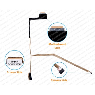 Display Cable For Acer Aspire V5-131, V5-171, Aspire One AO 756, ChromeBook C710, TravelMate TM B113-E, B113-M, ZX4260, Q2VZC, DC02001KE10, 50.SGYN2.005 LCD LED LVDS Flex Video Screen Cable ( 40 Pin )