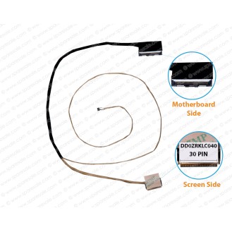 Display Cable For Acer Aspire V7-581, V5-552, V5-552G, V5-552P, V5-552PG, V5-572, V5-572G, V5-572P, V5-572PG, V5-573, V5-573G, V5-573P, V5-573PG, DD0ZRKLC010, DD0ZRKLC020 LCD LED LVDS Flex Video Screen Cable ( Non-Touch )