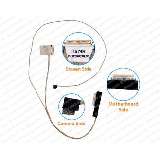 Display Cable For Lenovo IdeaPad B40-30, B45-70, B41-30,B40-45, B40-70, B40-80, N40-45, E40-30, E40-70, E40-80, E41-80, N40-70, N40-80, 300-14ISK, DC02001XP00, DC02001XM00, DC020020k00, ZIWB0 LCD LED LVDS Flex Video Screen Cable